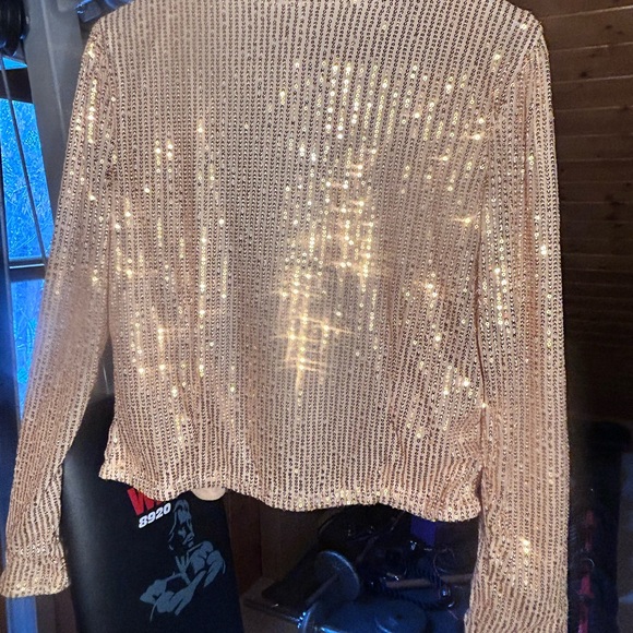 Sparkly gold suit for New Years NWOT - Picture 6 of 8